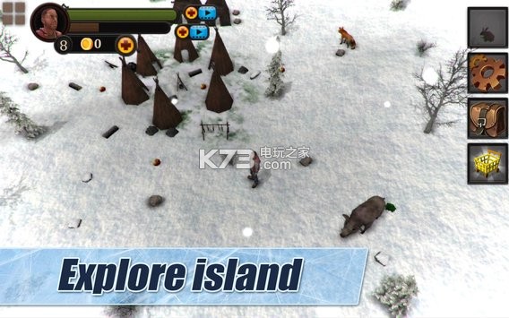 Ϸ3dİ-Winter Island CRAFTING GAME 3D