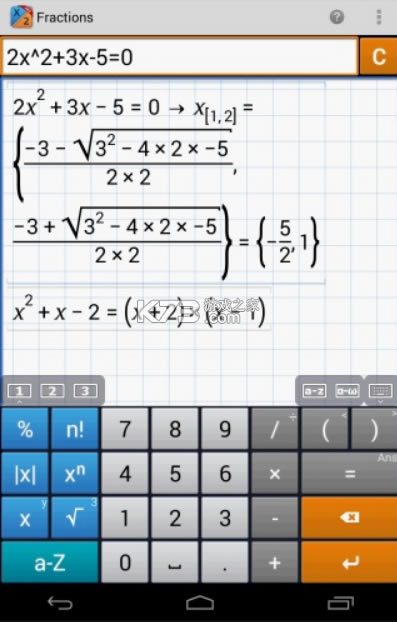 Ѱ-appv2022.50Fraction Calculator PRO